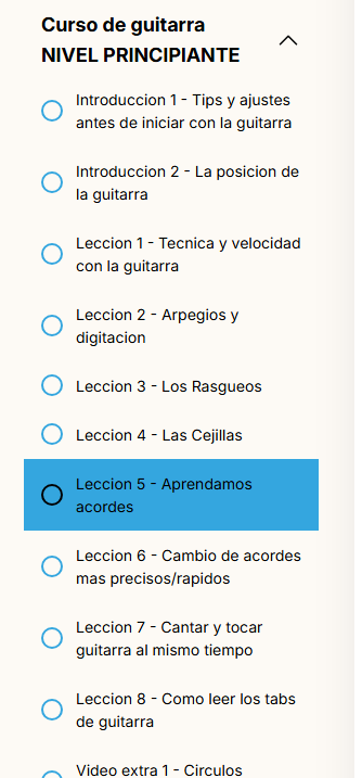 Curso de guitarra para aprender desde cero