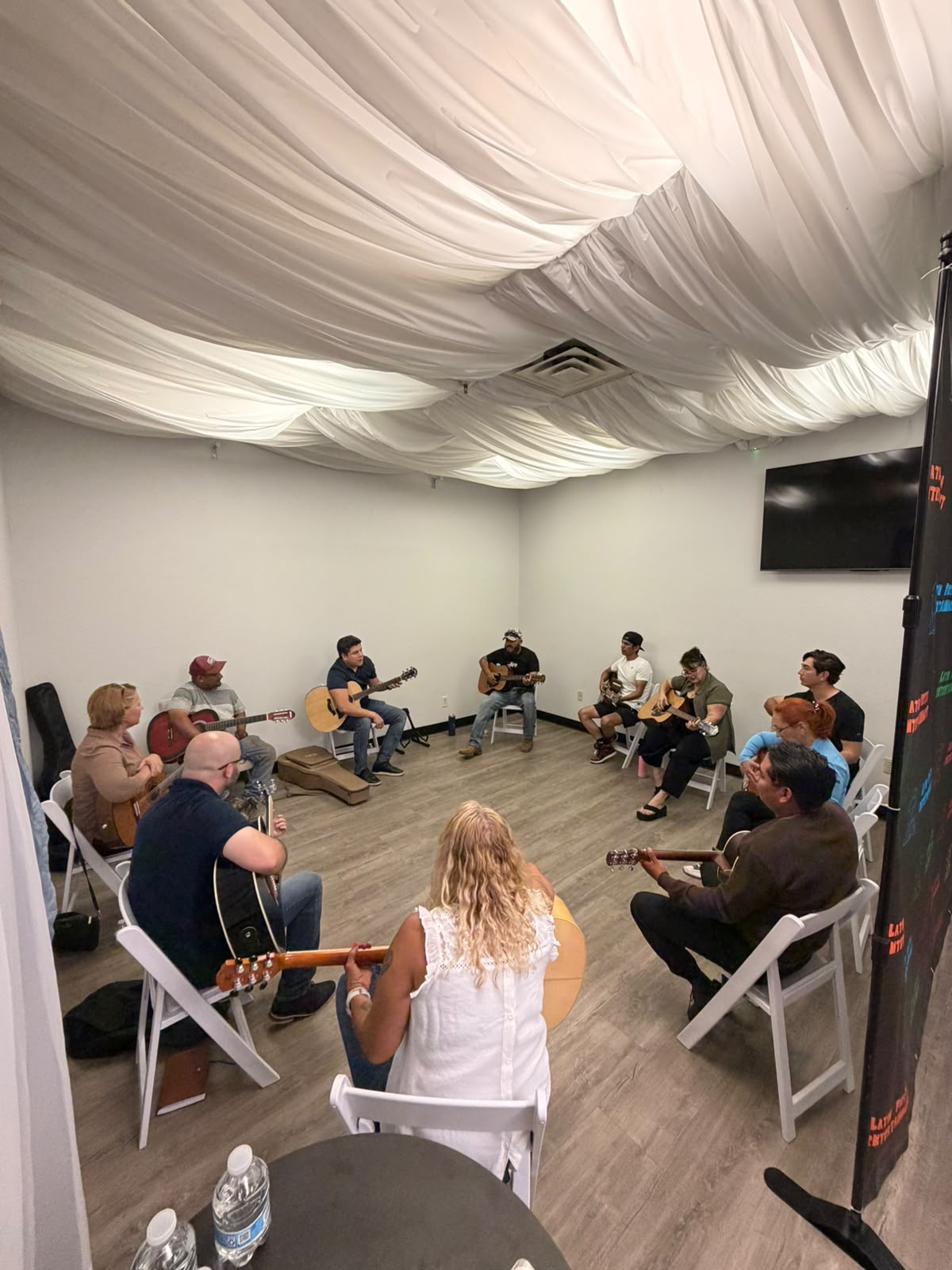 Clase de guitarra con Luis Alonzo